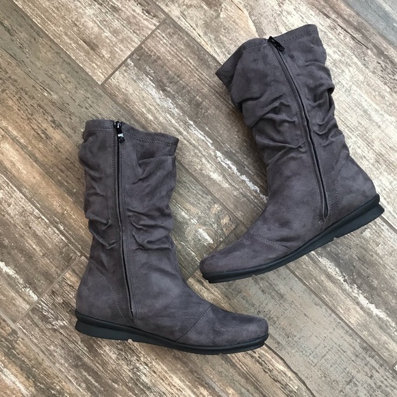 Bussola Coimbra Charcoal Microtec scrunch boot EU size 41 - Picture 8 of 9